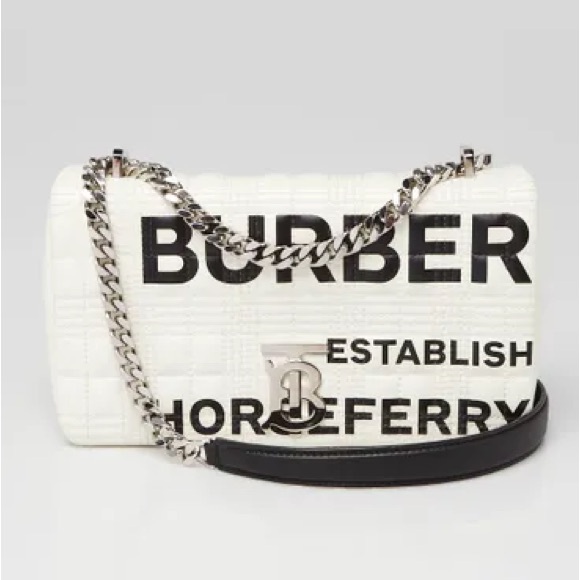 Burberry Horseferry white small Lola Bag - Picture 1 of 14